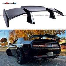 For Dodge Charger Challenger SRT GT Style 58"Rear Trunk Spoiler Tail Wing Black