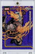 2026 Topps Chrome Marvel Hellverine Purple Shimmer Refractor /75 MCU #125