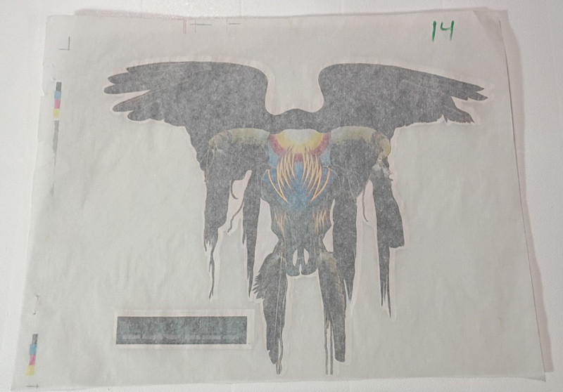 EAGLES T-Shirt Heat Transfer Press On Screen Print, 8x10, VG/EX Vintage 70s RARE