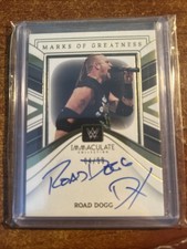 2023 Panini Immaculate Road Dogg #MG-RDG Marks Of Greatness Auto 04/99