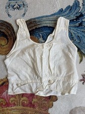 Lot Of 7 Antique 1900s Baby Clothes Dress Doll Edwardian Cotton