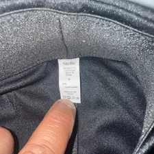 Stelle Black Paperbag Waist Pants Women’s M Elastic Waist Jogger