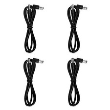 Guitar Pedal Power DC 5.5X2.1 Cable, Male to Male, 60 CM Effect Power PACK4