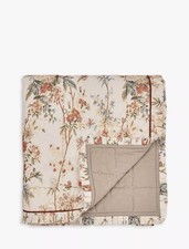 Sanderson x Giles Deacon Lakeland Paradis Floral Throw 100% Cotton BNWOT