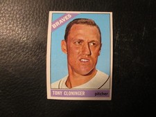 1966  TOPPS #10 TONY CLONINGER    BRAVES     EXMT