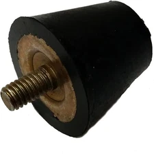 Herco 4006 Conical Single Stud Rubber Vibration Mount (1-1/2" x 1-1/4") (50/lot)
