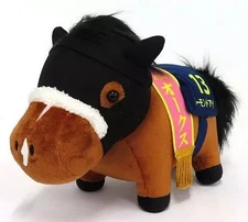 Almond Eye 10 in GB Horse Plush Doll Stuffed Toy Thoroughbred Collection SKJapan