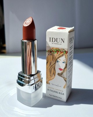 IDUN Minerals Matte Lipstick Lippenstift Jungfrubär 103