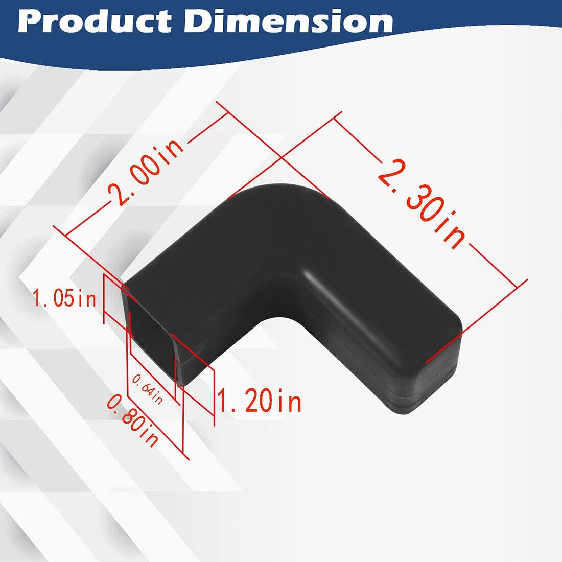 2pcs Black Front Bumper Tow Hook Cover Trim for Jeep Wrangler JK JL JT 2007-2023 thumbnail 7