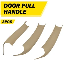 L/R Door Interior Cover Handle Pull Trim Beige for BMW X3 X4 F25 F26 2010-2017