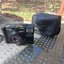 gently used Konica EFP 3 36mm Point Shoot Film Camera