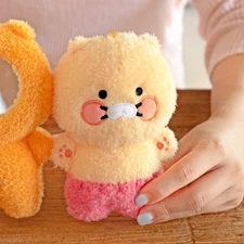 Kakao Friends Buckle Mirror Keyring Ryan Choonsik Keychain Accessory Travel Bag