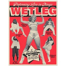 Wet Leg Chicago Live Concert September 10 2025 Poster