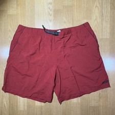 Columbia Sportswear Mens Board Shorts Sz 2X Belted Lined Mesh Pockets 8  Inseam