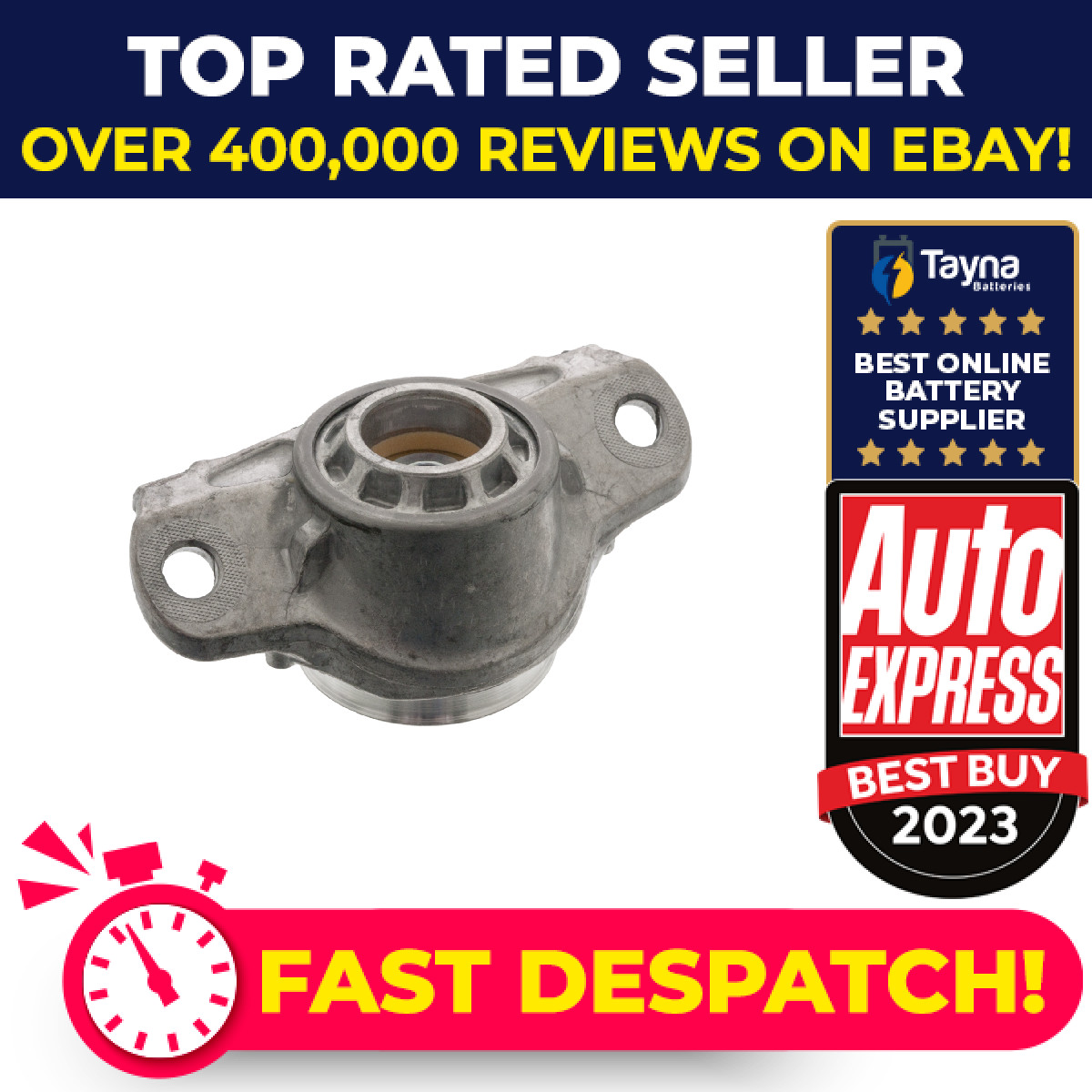 Top Strut Mounting fits SKODA FABIA Mk4, PJ3 1.0 Rear 2021 on 5Q0513353H Febi