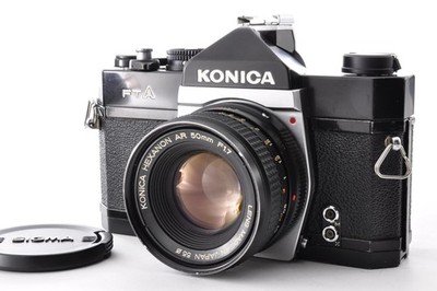 [Exc+5] Konica FTA 35mm Film Camera + Hexanon AR 50mm F1.7 Lens From Japan