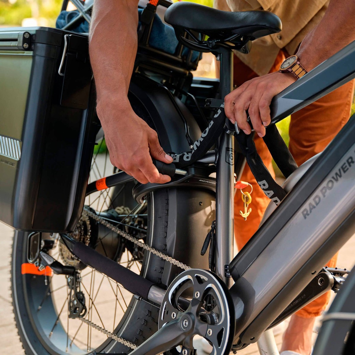 Rad Power Bikes Rad Fat Tire Wheel Lock Black