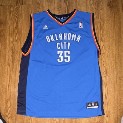 Adidas Oklahoma City Thunder Kevin Durant #35 NBA Jersey Blue XL
