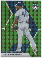 Luis Severino 2021 Panini Mosaic Mosaic Green #159  New York Yankees