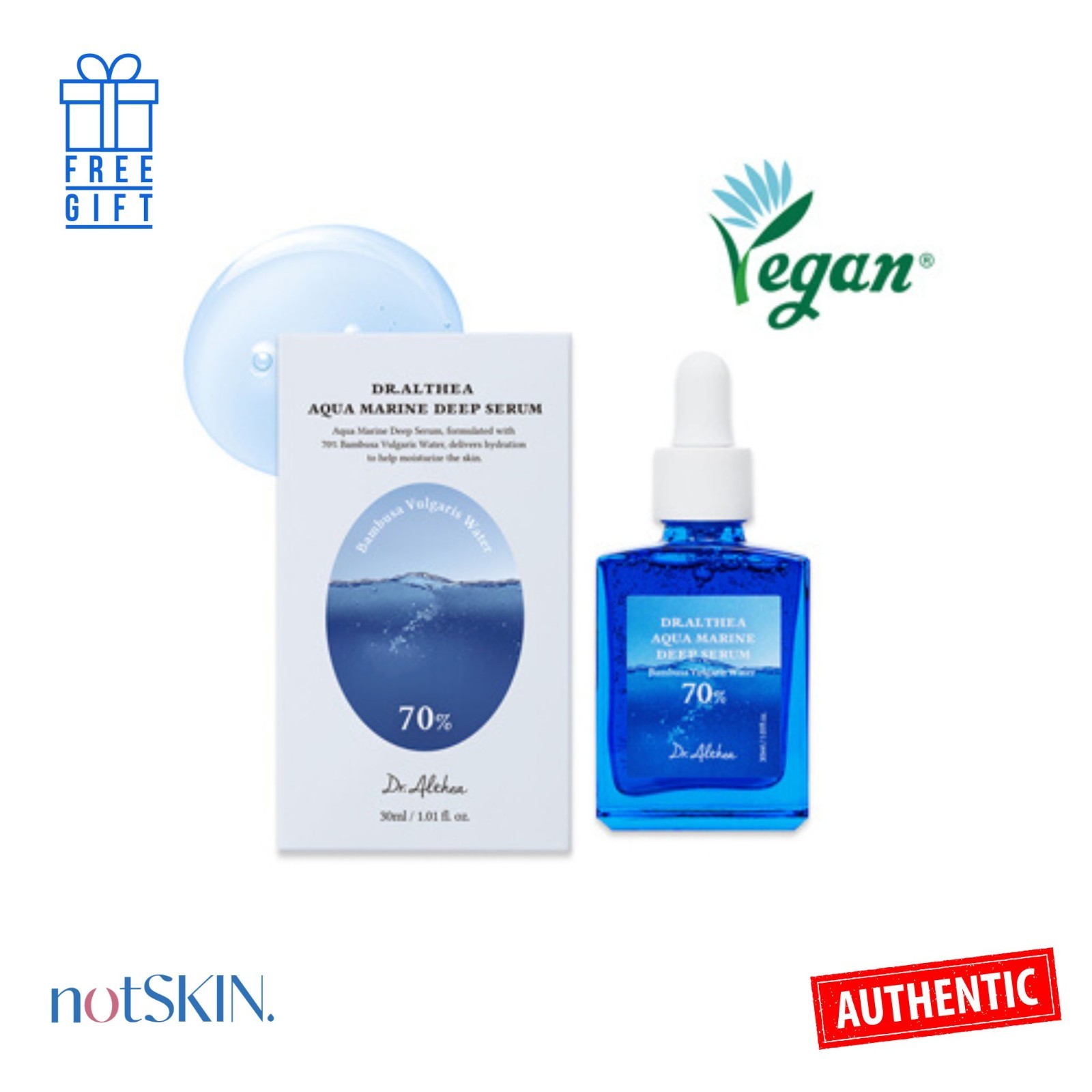 DR.ALTHEA Aqua Marine Deep Serum 30 mL – Vegan Korean Hydrating Serum