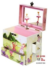 Ballerina Jewelry Box for Girls Two Time TuTu Ballerina Spins to Music 4