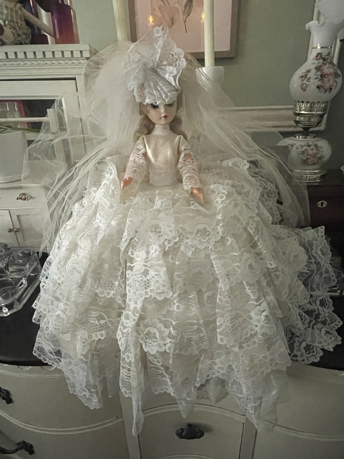 Vintage Bride Doll