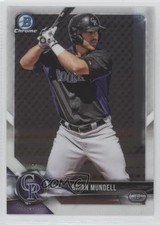2018 Bowman Chrome Prospects Brian Mundell #BCP162 4k8