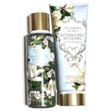VS Victoria's Secret Sparkling Blooms Fragrance Lotion and Mist Set NEW