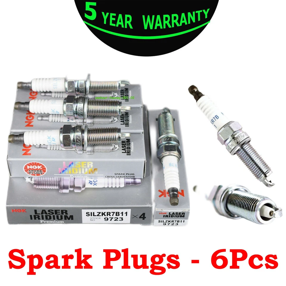 4 шт лазерных иридиевых свечей зажигания NGK SILZKR7B11 9723 для Hyundai Elantra Santa Fe - Изображение 4 из 4