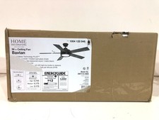 Home Decorators Baxtan 56 in. LED Matte Black...