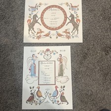 Lot 2 Birth Certificates Birth Announcements Angel Birth Certificate New