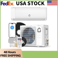 18,000 BTU Air Conditioner & Heater Pump,21 SEER2 230 V AC Unit W/Inverter,WiFi