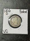 1906 D Barber Silver Dime Nice VG Very Good U.S. 10c Type Coin (Raw18804)