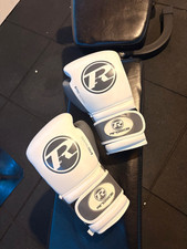 Ringside Pro Training 10oz G2 Boxing Gloves White/Grey - Used