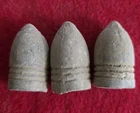 Port Hudson, Louisiana – Lot of Three Confederate .69 Caliber Belgian Bullets
