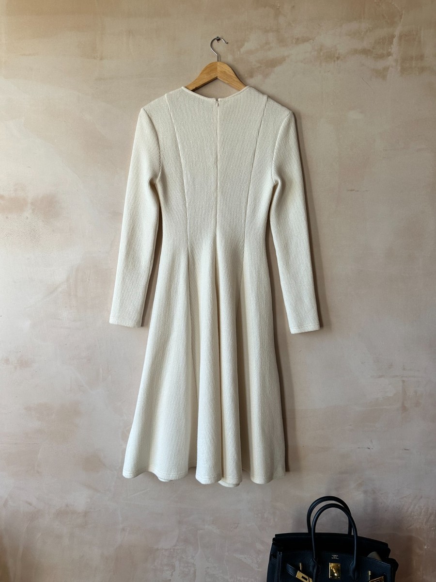 COS Ivory Textured Knit Dress Minimalist A-Line, Long Sleeve, Elegant Fit, Siz | eBay COS Ivory Textured Knit Dress Minimalist A-Line, Long Sleeve, Elegant Fit, Siz | eBay