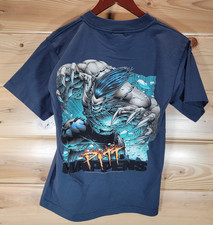 Vintage Pitt "Pitt Happens" Comic Book Hero Creed T-Shirt Youth Large 90s 1996