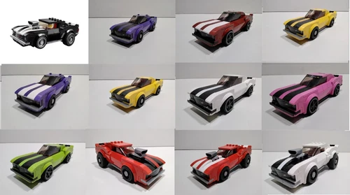 LEGO 75874 Speed Champions Only 1969 Chevrolet Camaro Drag Race Car - Custom 196