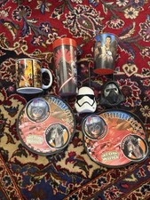 Star Wars Collectible Plates And Cups Lot Of 7 ￼