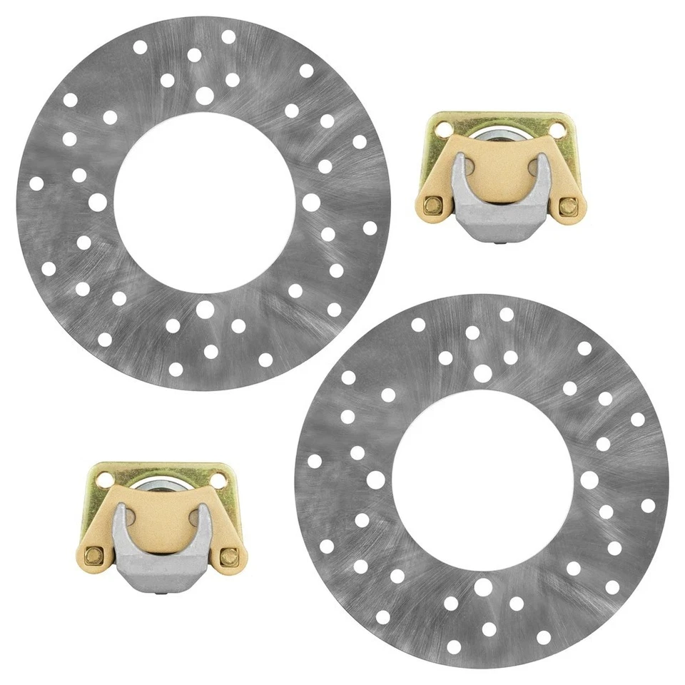 for Polaris Ranger Crew 570 2014 2015 2016 - 2021 Rear LH RH Brake Caliper Discs Foto 3 de 4