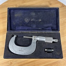 Vintage Mitutoyo 1-2" Inside Micrometer .0001" W/ Case