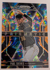 2025 Panini Prizm Baseball Paul Skenes #7 Orange Pulsar Prizmatic 8/399