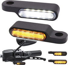 Frecce Manubrio LED Moto Indicatori Di Direzione Indicatori Luminosi Mini DRL Lu