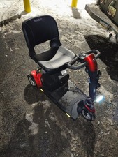 Pride Mobility Gogo Sport S73 3-Wheel Electric Scooter Red Black Battery