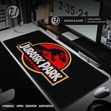 Jurassic Park Keyboard Desk Mat Large Mouse Mat Locked Edge 60cm x 30cm