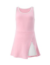 Little Girls Golf Tennis Sports Round Neck Sleeveless Athletic Active Dress w...