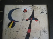 Druck Joan Miro - Klage der Liebenden aus Sammlung
