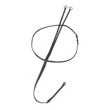 Image of Brown Soft Leather Running Martingale With FREE Rubber Stops