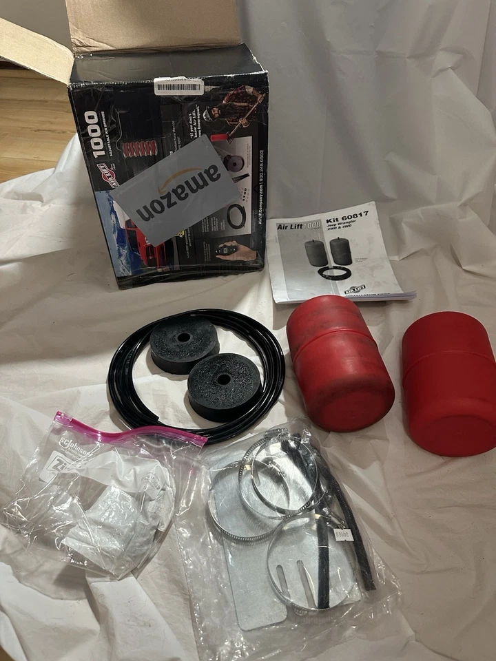 Kit de resorte neumático trasero Air Lift Series 1000 para 07-18 Jeep Wrangler 60817 GAA Foto 4 de 4