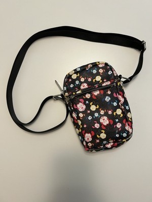 Bioworld Disney Mickey Mouse Black Multicolor Small Crossbody Bag